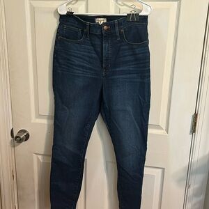 Madewell curvy high rise skinny jeans